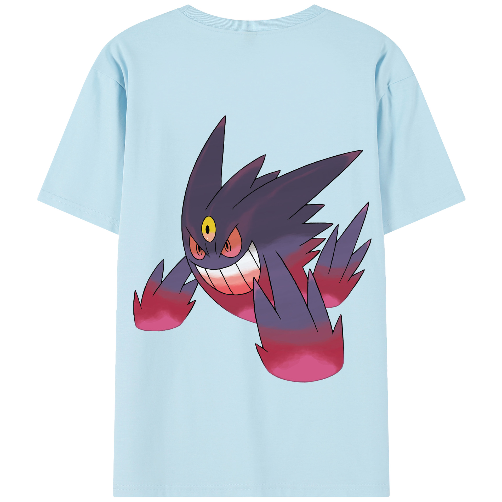 （画像用） ポケットモンスター Pokémon 綿100％半袖Tシャツ（背面プリント）